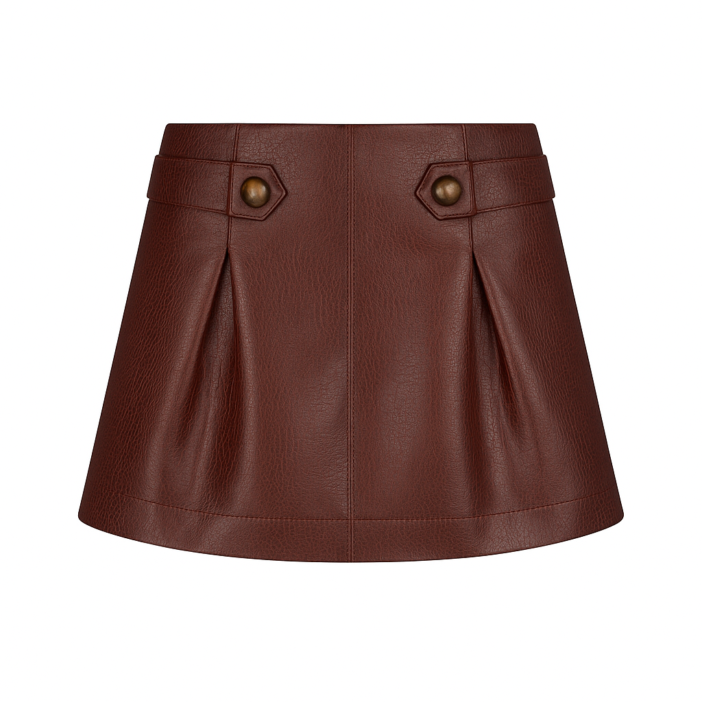 Moto Leather Skirt