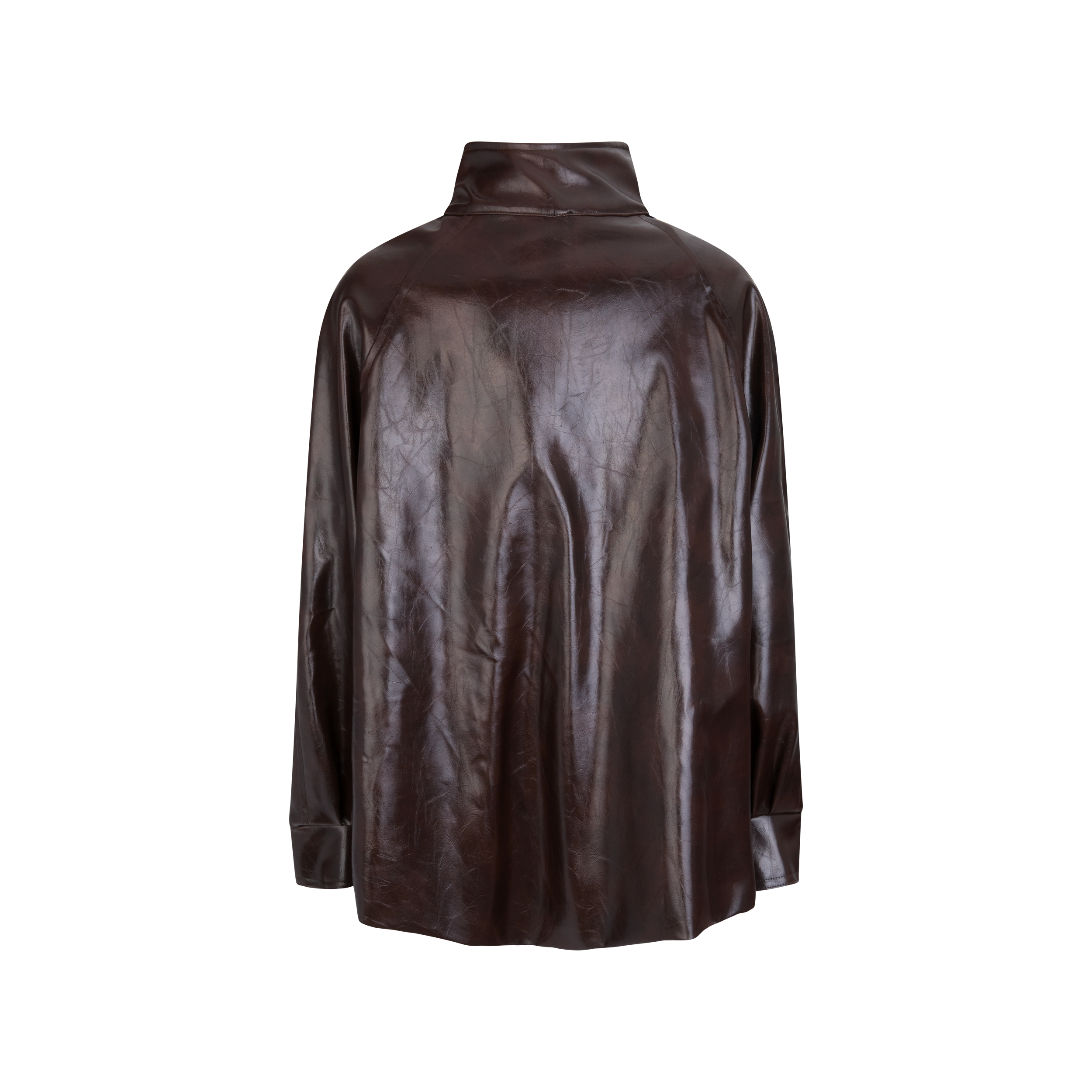 Raven Leather Coat