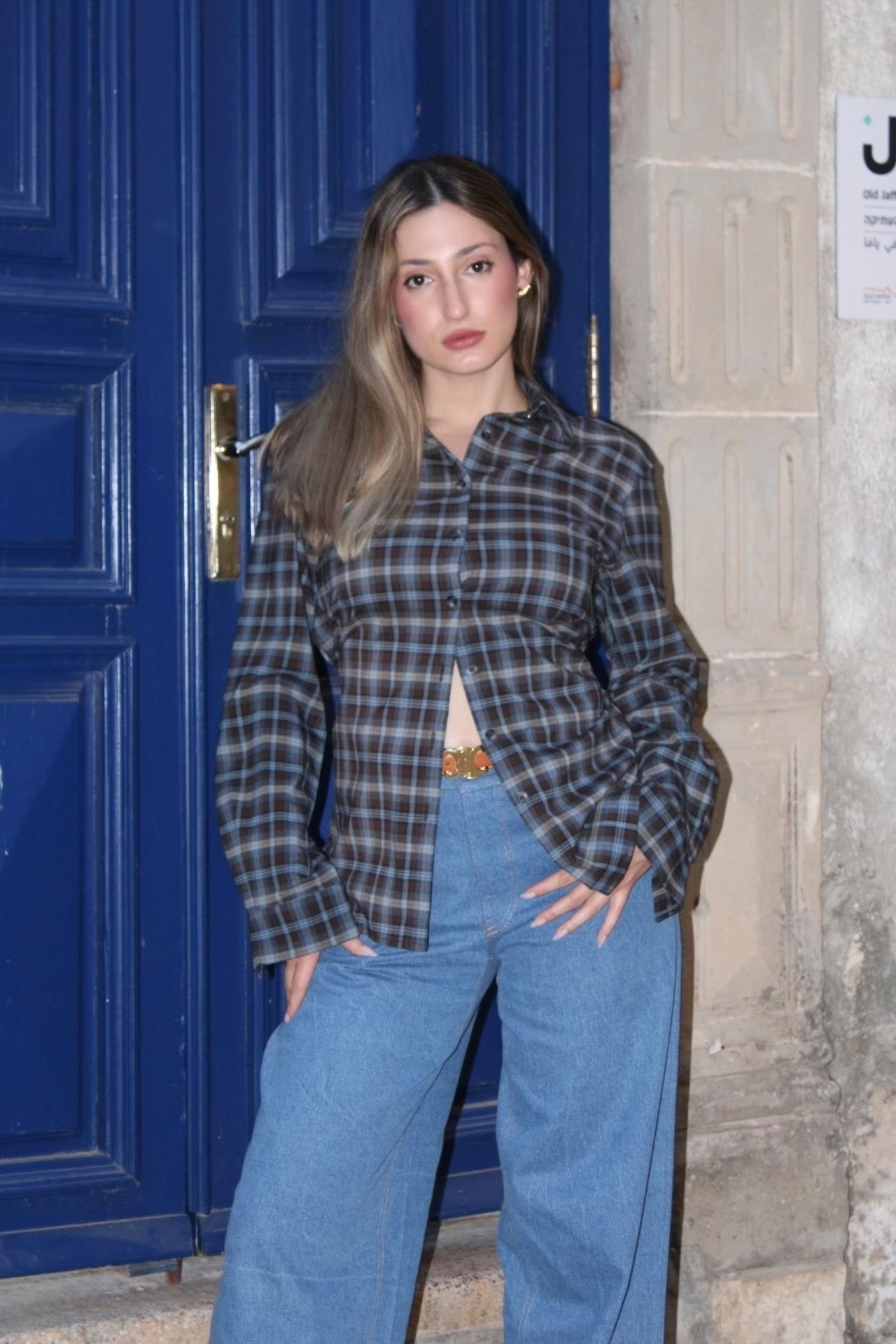 New York Blouse Brown